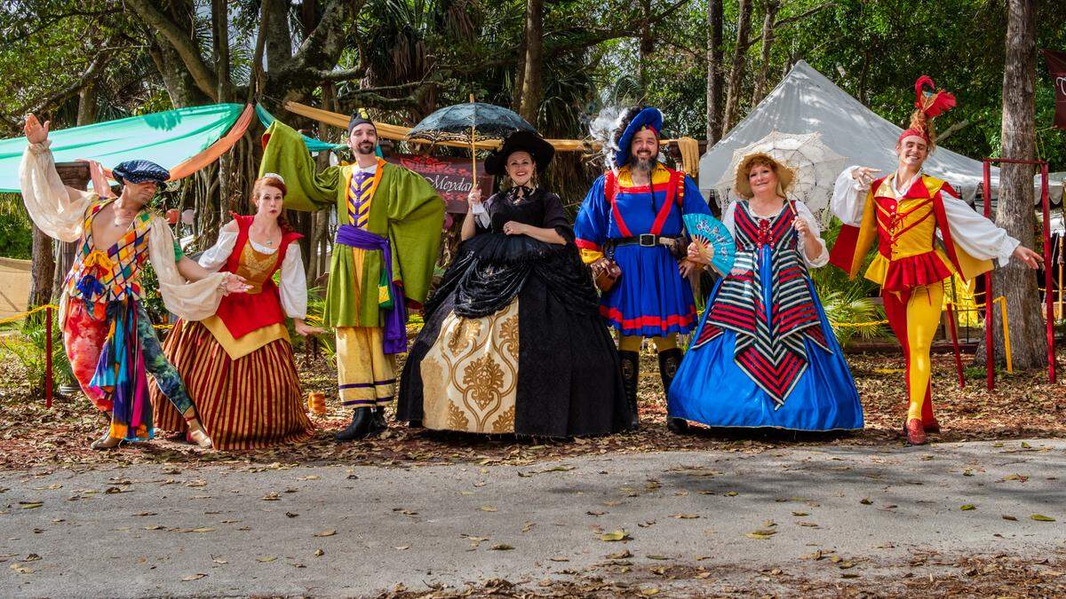 Elenco del Florida Renaissance Festival.