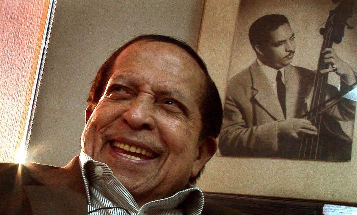 Israel “Cachao” López durante los ensayos para el concierto ‘Cachao: 80 años de música’.