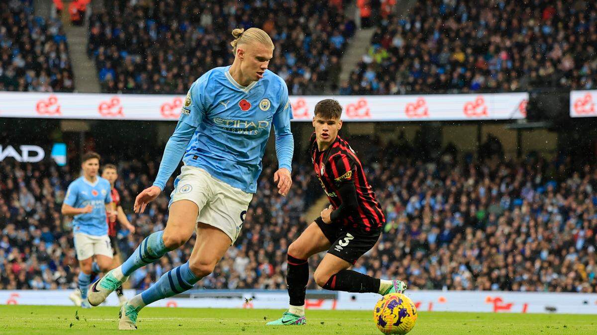 El Manchester City con su estrella Erling Haaland al frente lidera el Grupo G con nueve puntos en la Liga de Campeones.