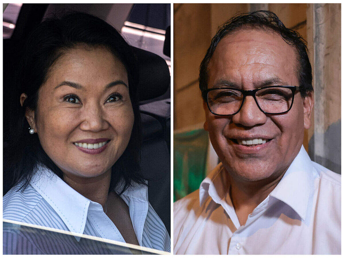 La candidata derechista Keiko Fujimori se enfrenta al izquierdista Roberto Sánchez, en la segunda vuelta de la elección presidencial de Perú, que se realizará el domingo 7 de junio.