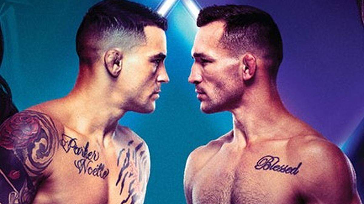 Lo bueno es que una pelea así nunca decepciona. Lo malo, solo durará tres asaltos. Una batalla donde estén frente a frente Dustin Poirier (izq.) y Michael Chandler debería durar una eternidad, pero habrá que contentarse con esos minutos