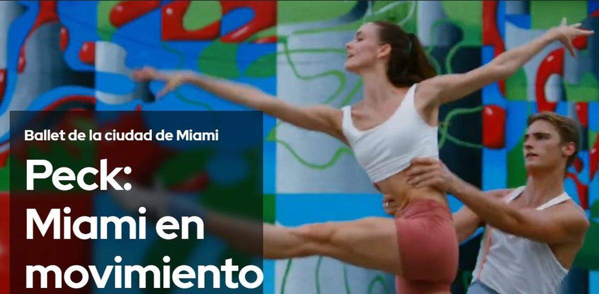 Miami City Ballet, Peck: Miami en movimiento en el Arsht Center.