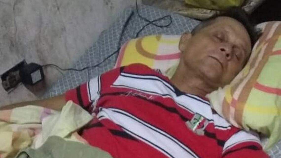 Última imagen distribuida de Guillermo del Sol, que demuestra su deterioro físico.