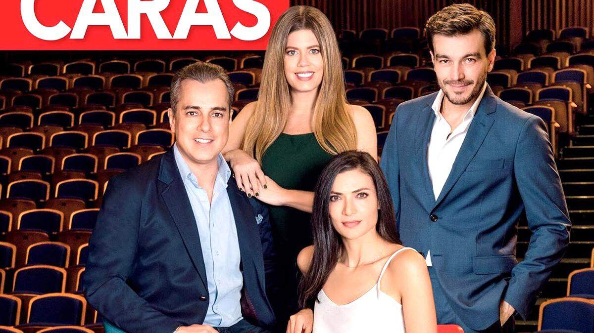 Ana María Orozco, Jorge Enrique Abello. Lorna Paz, Natalia Ramírez y Luciano D’Alessandro.