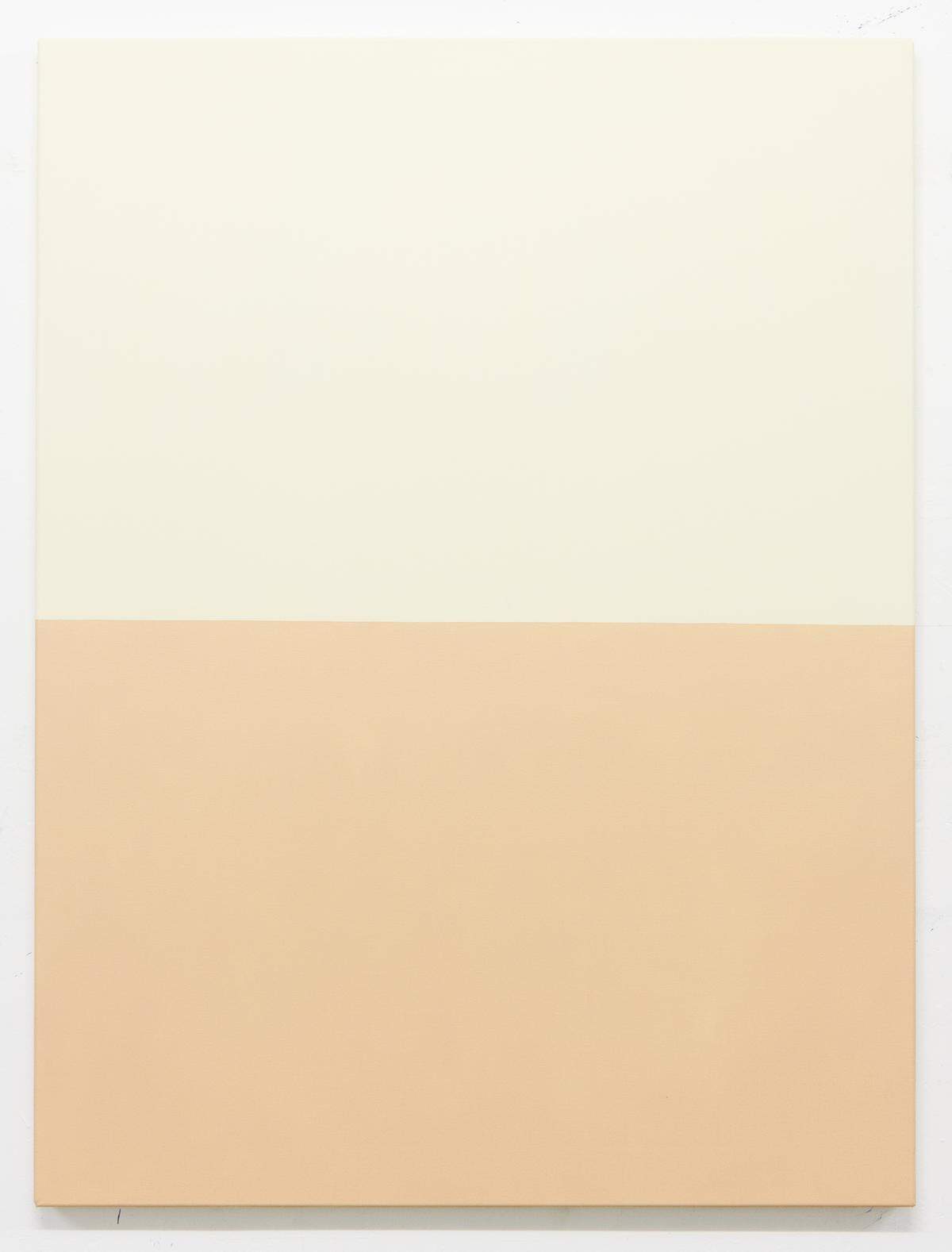 'Fifty Percent', 2017, de Yaima Carrazana, óleo sobre lienzo, 120 x 90 cm.