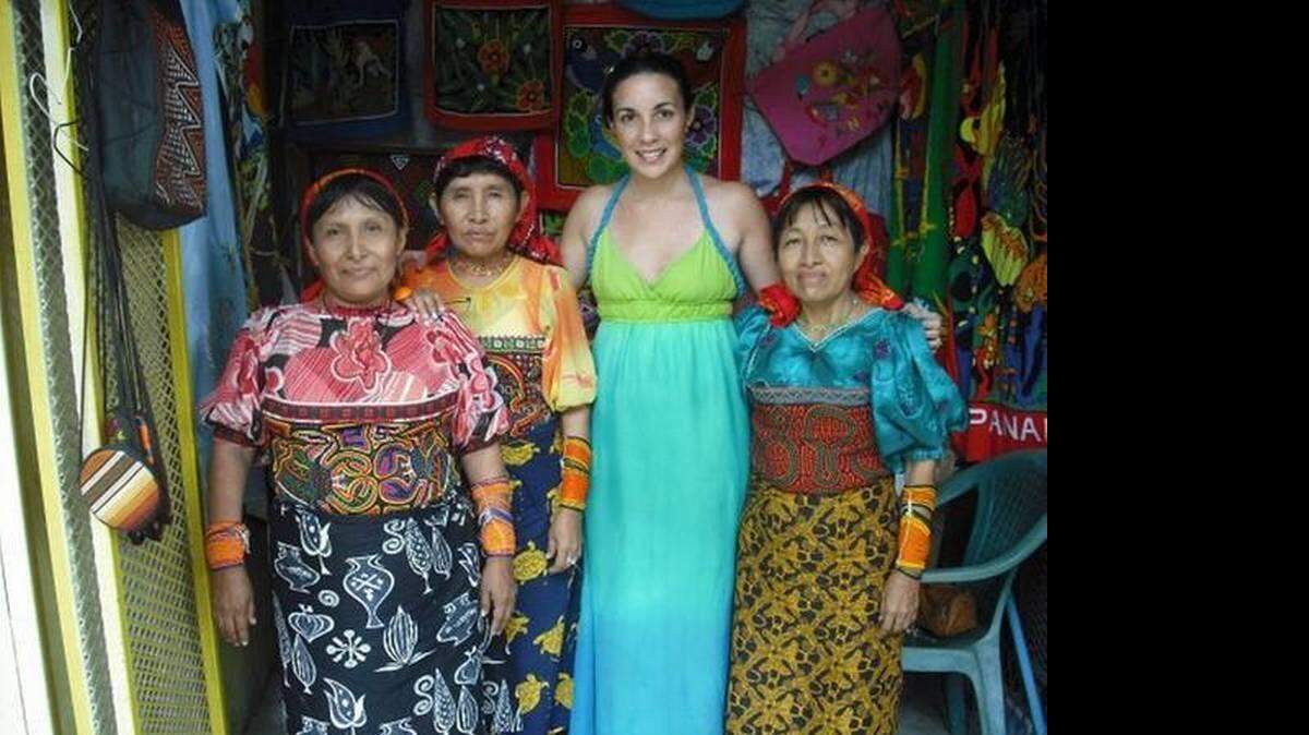 Larissa Macriello durante unas vacaciones en Panamá. Cortesía
