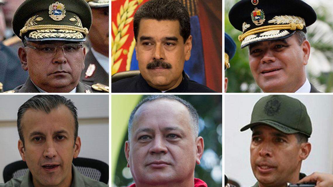 Algunos de los acusados: El ministro de Relaciones Interiores, Nestor Reverol; el gobernante Nicolás Maduro; el ministro de Defensa Vladimir Padrino López; el vicepresidente, Tareck El Aissami; y el ex presidente de la Asamblea Nacional, Diosdado Cabello; y el ex comandante general de la Guardia, Antonio Benavides Torres. 