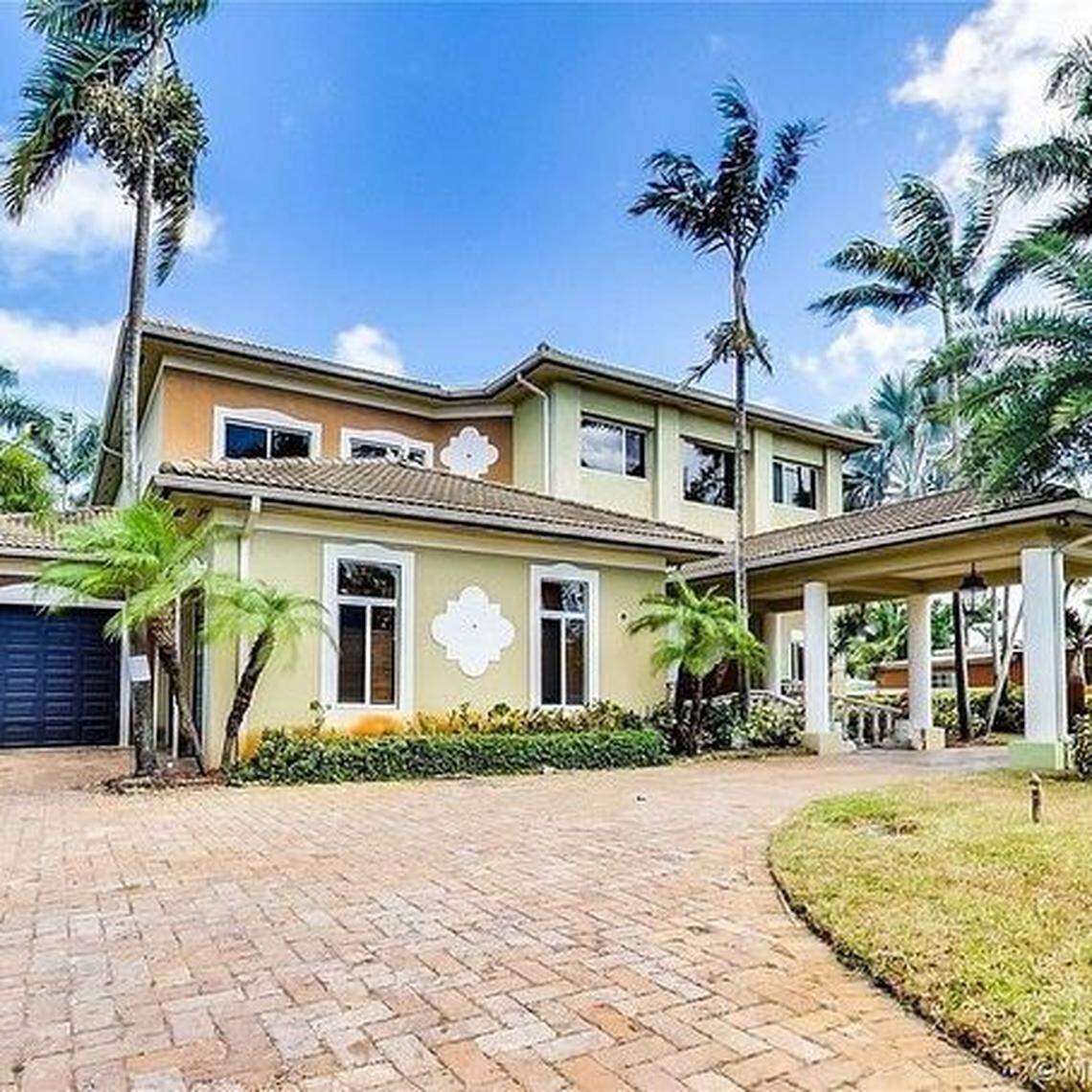 The house that Amara La Negra bought for herself and her mother in Miami.