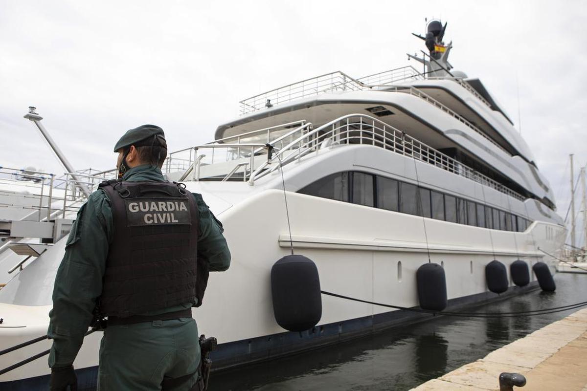 Spanish authorities seized a 255-foot yacht belonging to Russian oligarch Viktor Vekselberg in 2022 after he was sanctioned by U.S. authorities following Russia’s invasion of Ukraine. Associated Press