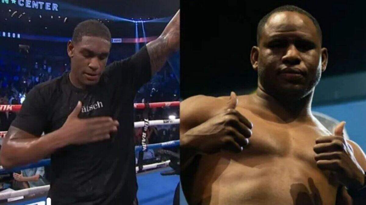 Jared Anderson (izq.) aceptó una oferta oficial para enfrentar a Frank Sánchez, un choque que otorgaría al ganador la condición de retador obligatorio del campeón Oleksandr Usyk. 