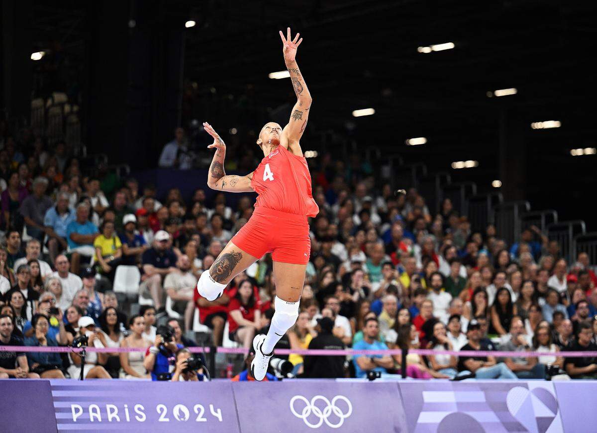 La voleibolista cubana Melissa Vargas fue la máxima anotadora de los Juegos de París con 159 puntos y comandó la selección de Turquía que alcanzó el cuarto puesto.