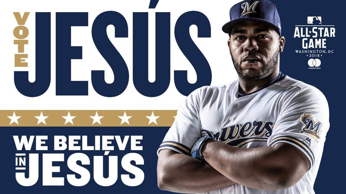 IMAGEN DE la campaña para apoyar a Jesús Aguilar rumbo al Juego de las Estrellas.