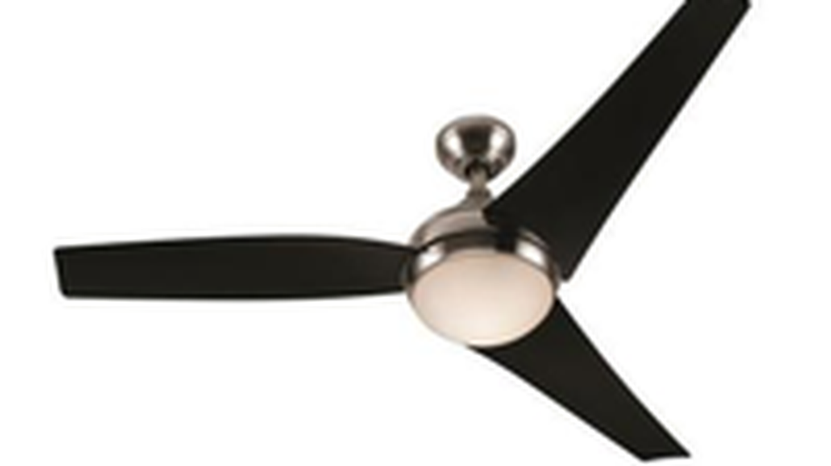 Ventilador de techo Harbor Breeze Brushed Nickel Belleisle Bay, modelo 40650 U.S. CONSUMER PRODUCT SAFETY COMMISSION