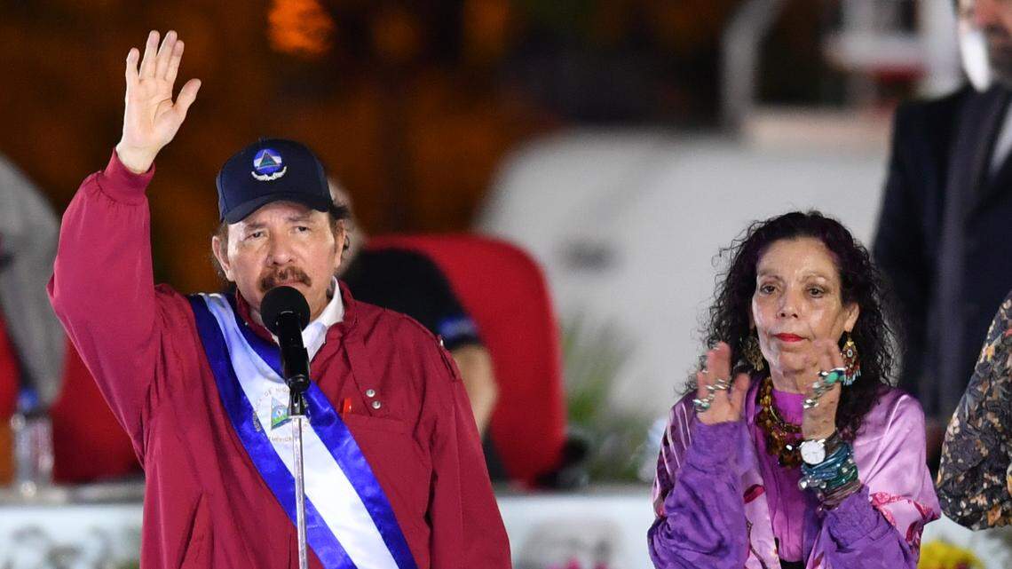 FOTO DE ARCHIVO. El gobernante de Nicaragua, Daniel Ortega, y su actual vicepresidenta y esposa, Rosario Murillo.