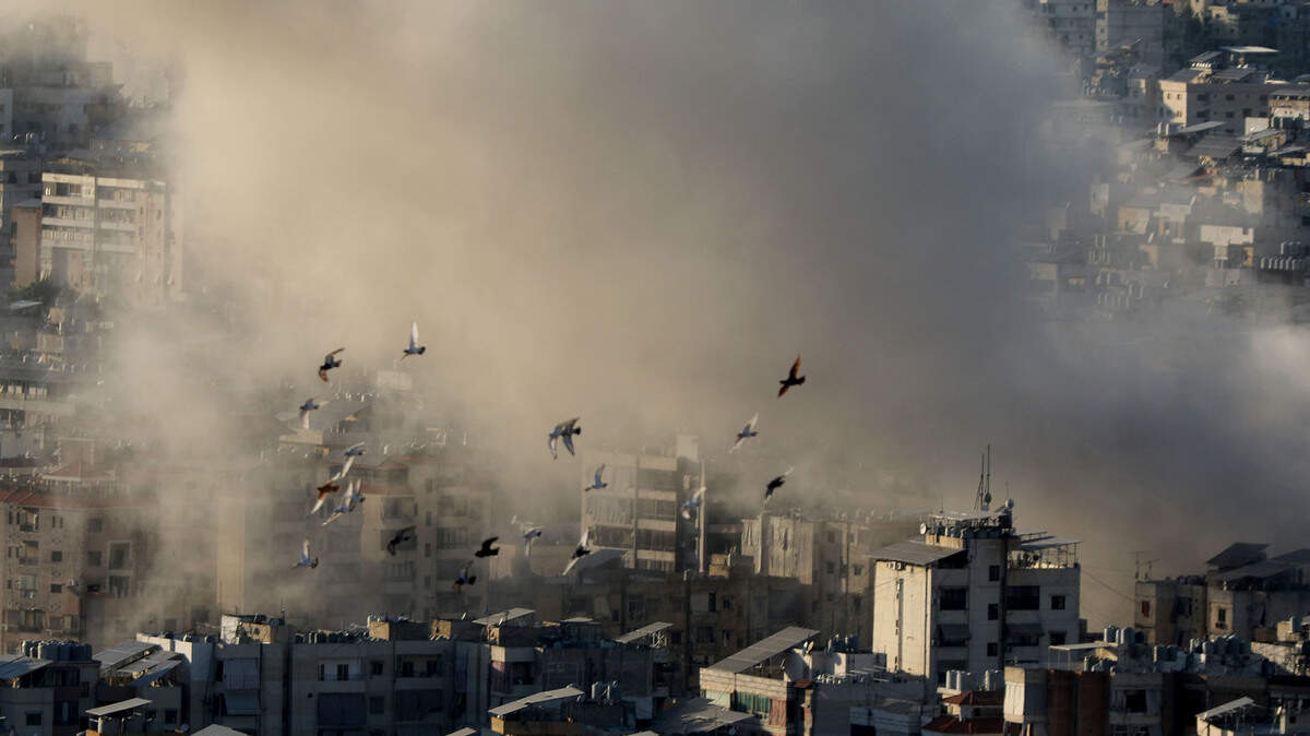 Una zona del sur de Beirut, Libano, fue bombardeada por Israel el sábado, 19 de octubre de 2024.