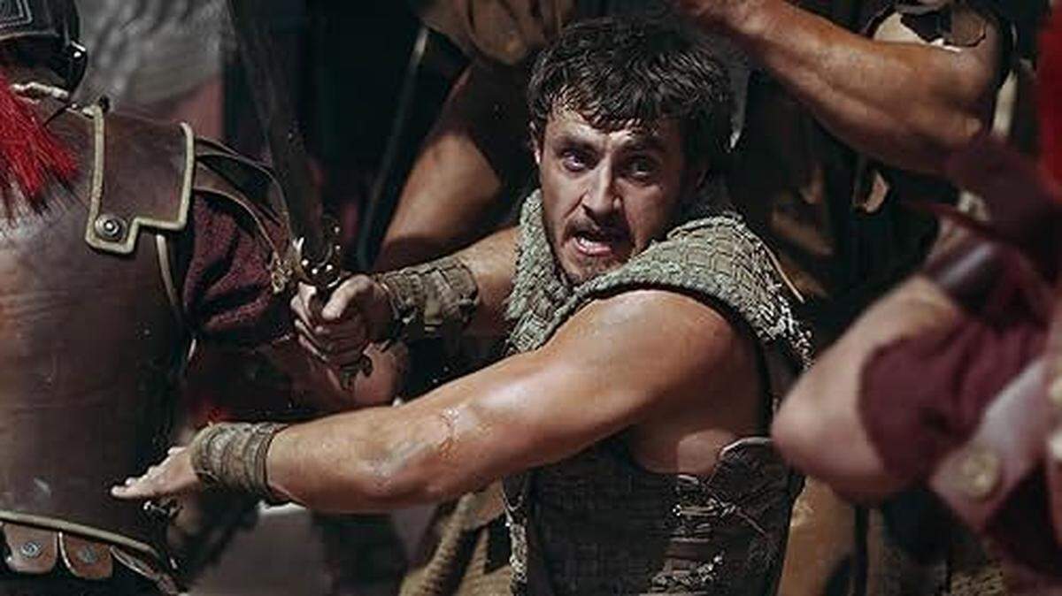 Una escena de la secuela “Gladiator II”.