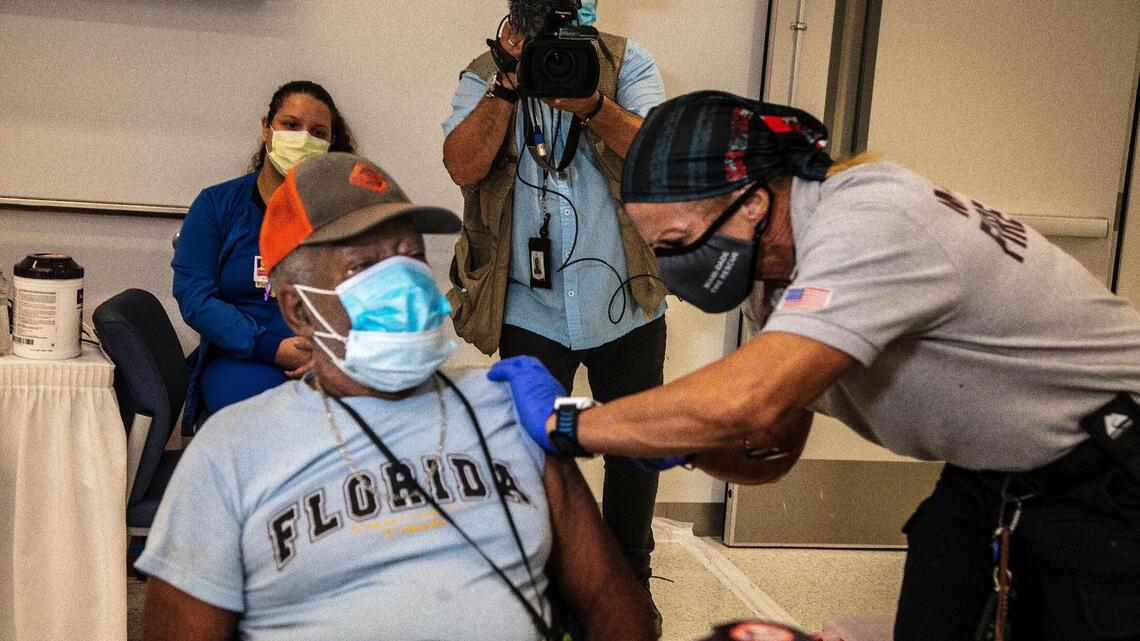 Miami’s public hospital opens COVID vaccine appointments to at-risk people 16 and older