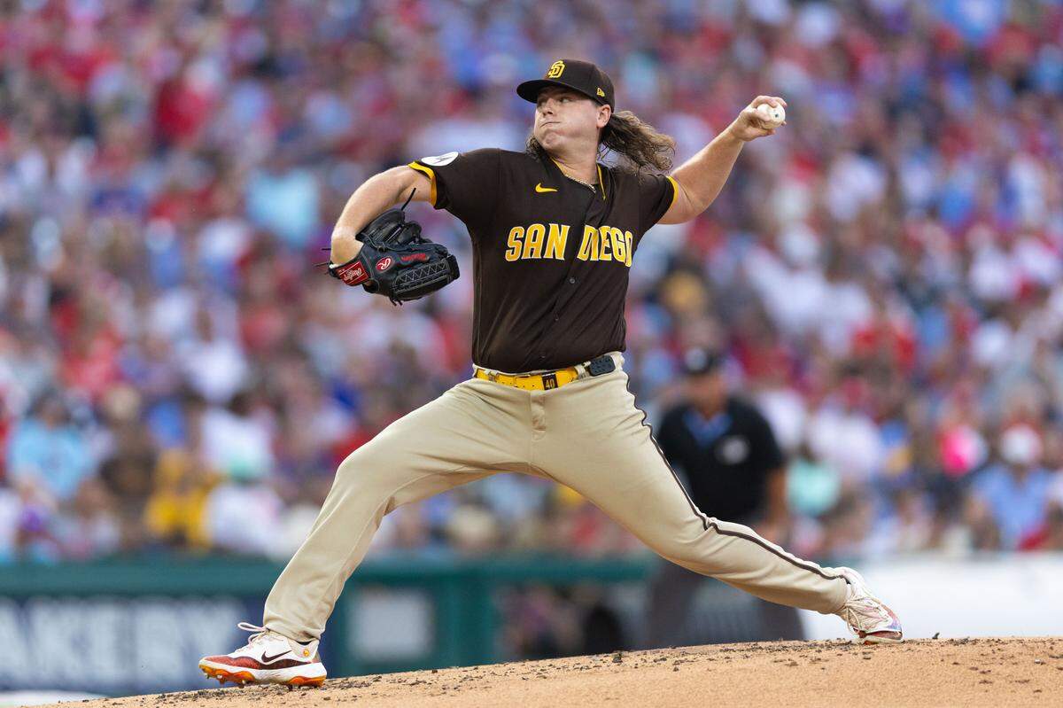 Ryan Weathers trabajó en 12 partidos (10 como abridor) con los Padres de San Diego y su promedio de limpias es de 6.25.