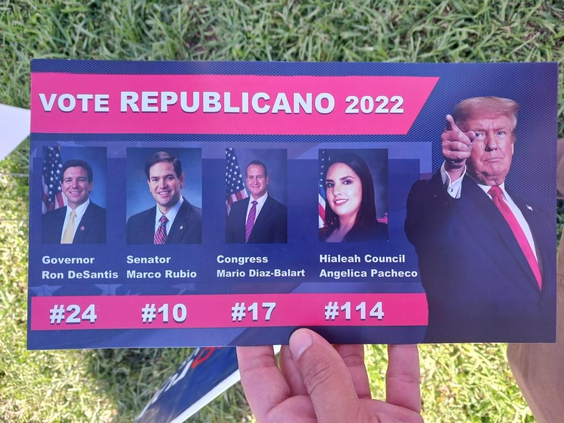 El comité de acción política (PAC) Concerned Citizens of Hialeah financia propaganda en respaldo a Angelica Pacheco que el Partido Republicano considera que difama su posición con respecto a la campaña por un escaño en Hialeah