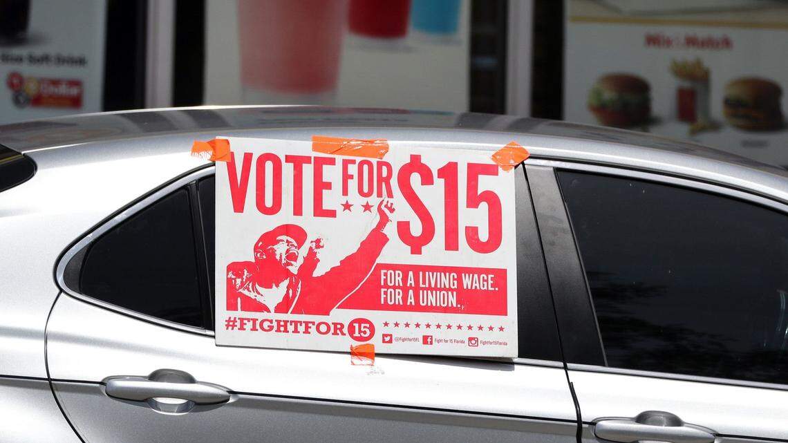 President Joe Biden has argued for raising the federal minimum wage to $15 an hour.