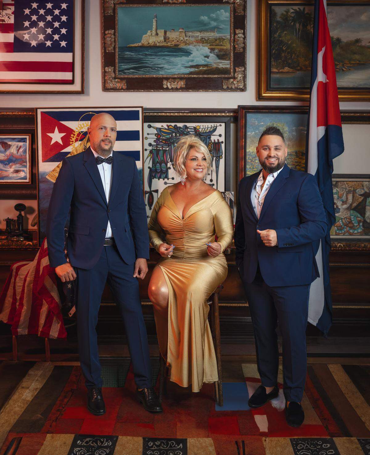 Germán, Anita y Tirso, los intergrantes de Los 3 de La Habana.