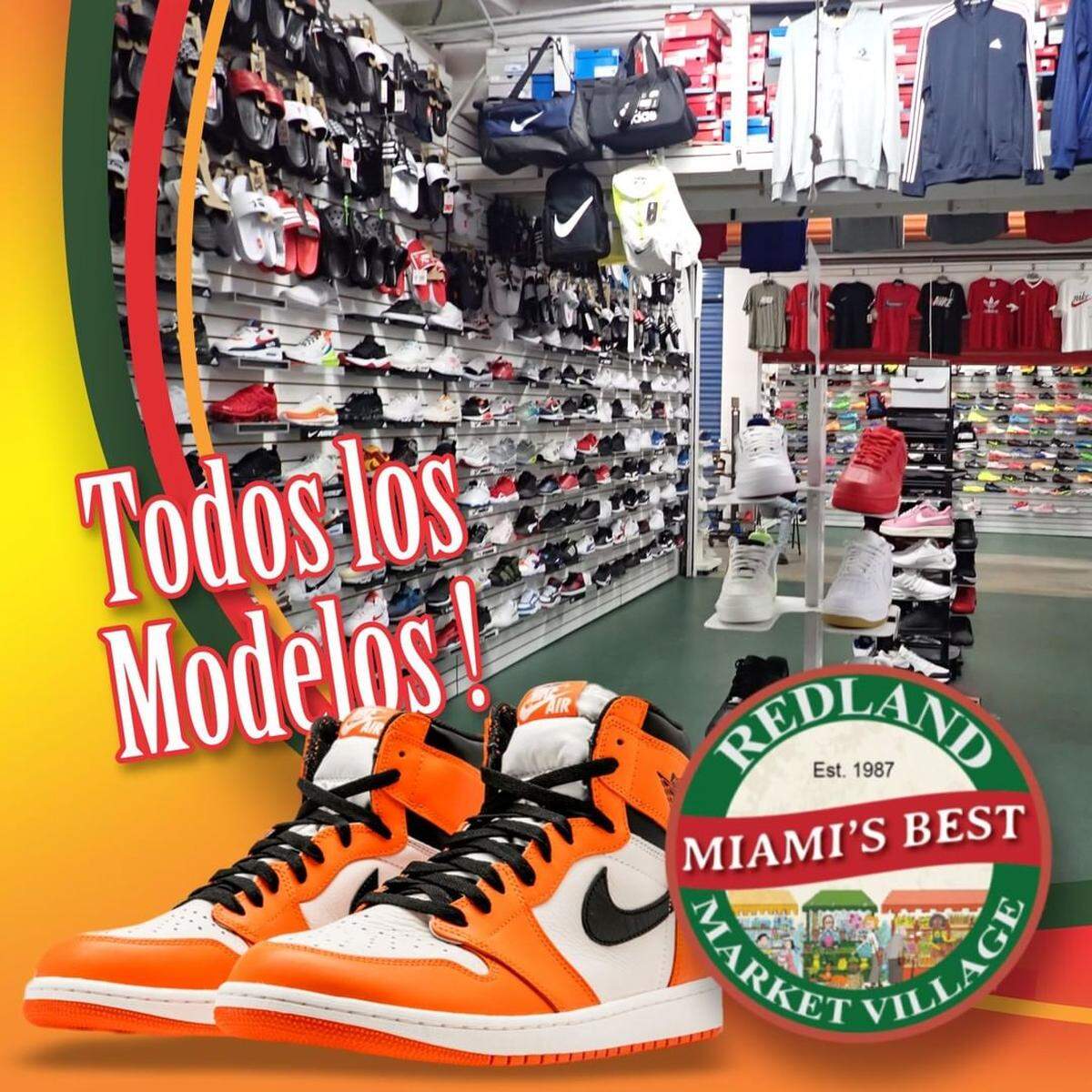 Puedes encontrar de todo en Redland Market Village: mascotas, zapatos, plantas, pescado, joyas, suministros de pesca, artículos para el hogar y productos agrícolas.