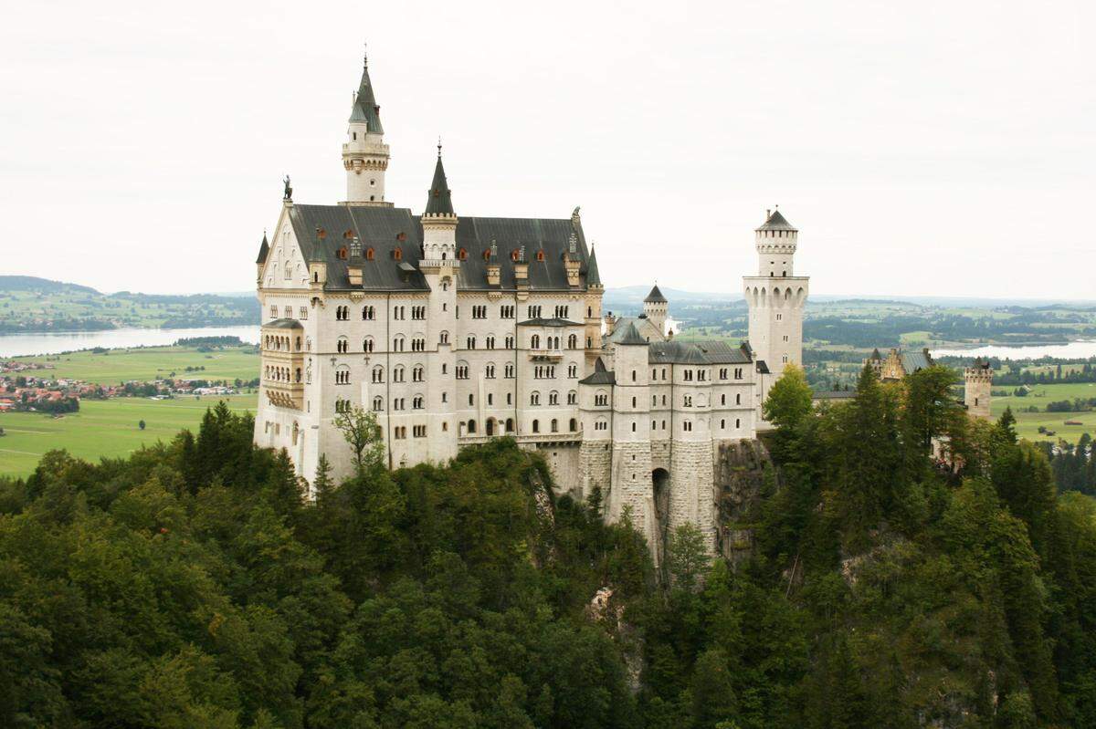 El castillo de Neuschwanstein en Alemania.