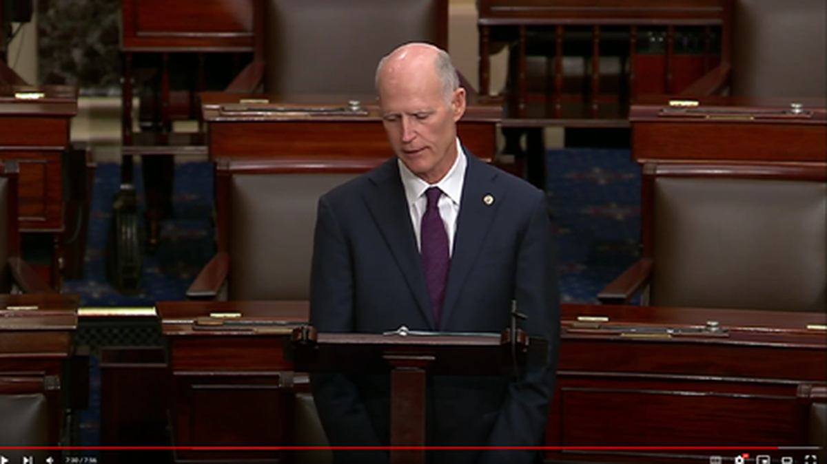Senador Rick Scott presentó en el Congreso de EEUU una resolución que reconoce a Maria Corina Machado como la candidata oficial de la oposición venezolana para las elecciones presidenciales de 2024 .