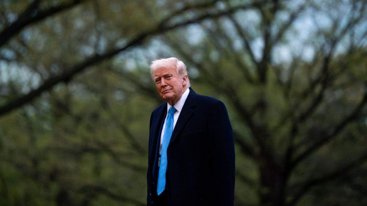 President Donald Trump in Washington, DC, on April 6, 2025.