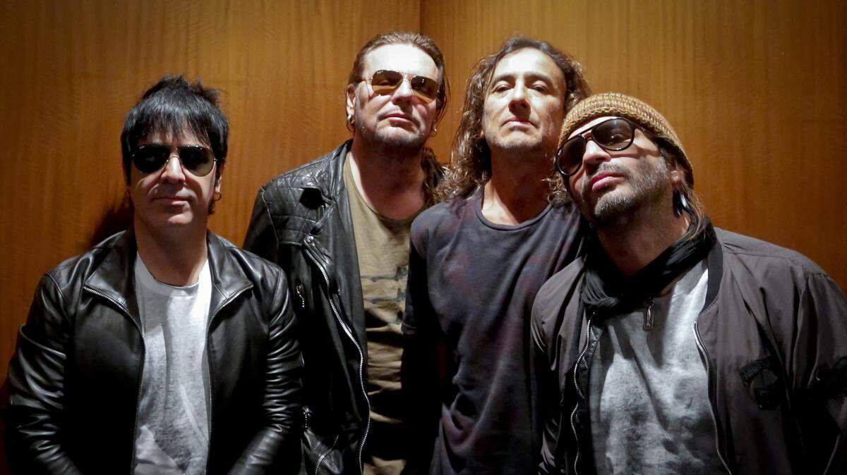 Integrantes de Maná (desde la izq.):  Alex González, Fher Olvera, Juan Calleros y Sergio Vallín.