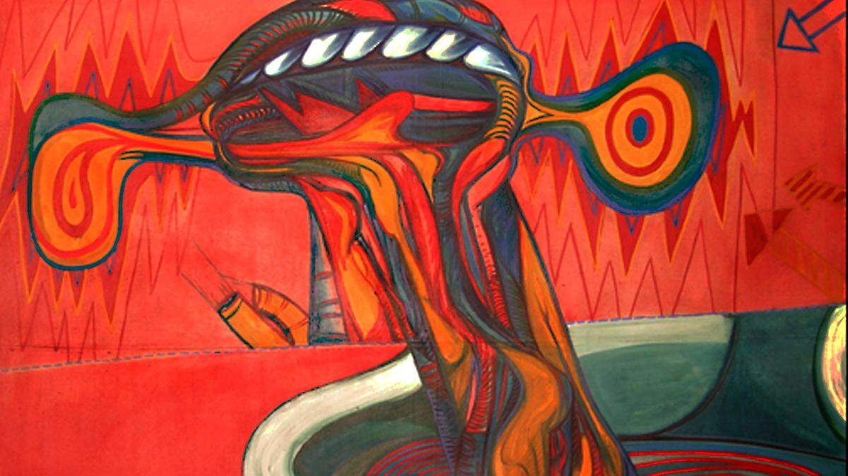 ‘¡Plaf!’, 1967, óleo sobre lienzo.