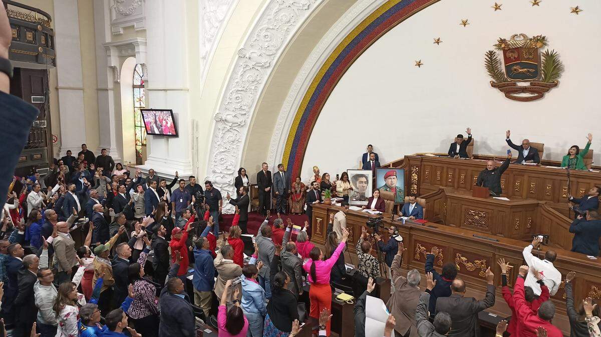 El Parlamento de Venezuela aprueba la creación de un nuevo estado en el territorio disputado con Guyana ASAMBLEA NACIONAL DE VENEZUELA (Foto de ARCHIVO) 21/3/2024