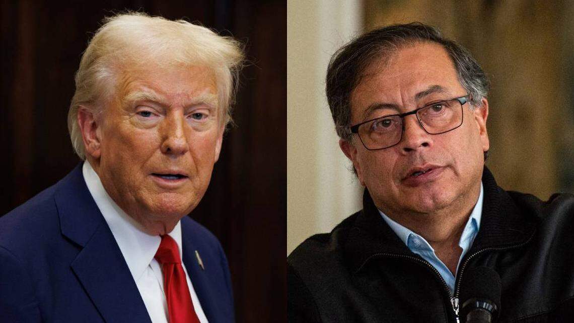 Donald Trump, Gustavo Petro.