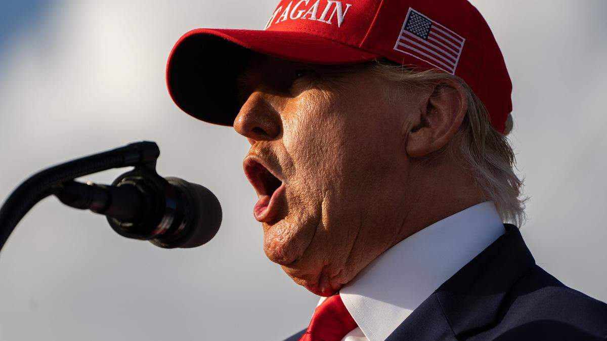 El ex presidente Donald Trump. 