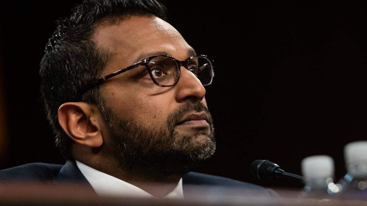 Kash Patel, nominado como director del FBI por el presidente Donald Trump, responde preguntas durante una audiencia ante el Comité Judicial del Senado, en Washington, D.C., el 30 de enero de 2025.