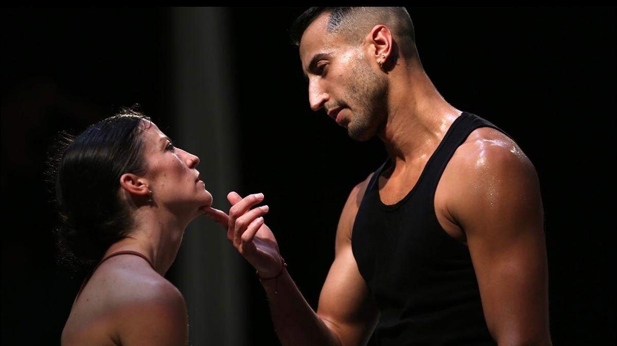 Richard Villaverde, con Laurel Daley Smith, en “Rodeo”, de Agnes de Mille.