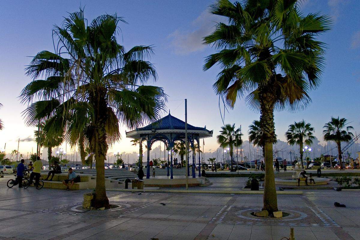 Atardecer en Marigot.