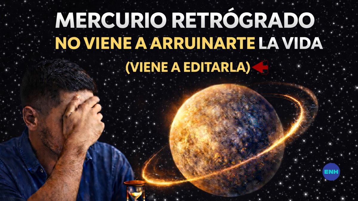 Mercurio retrógrado no es castigo, es una pausa: invita a revisar hábitos, cerrar ciclos y corregir decisiones con presencia para avanzar con mayor coherencia.