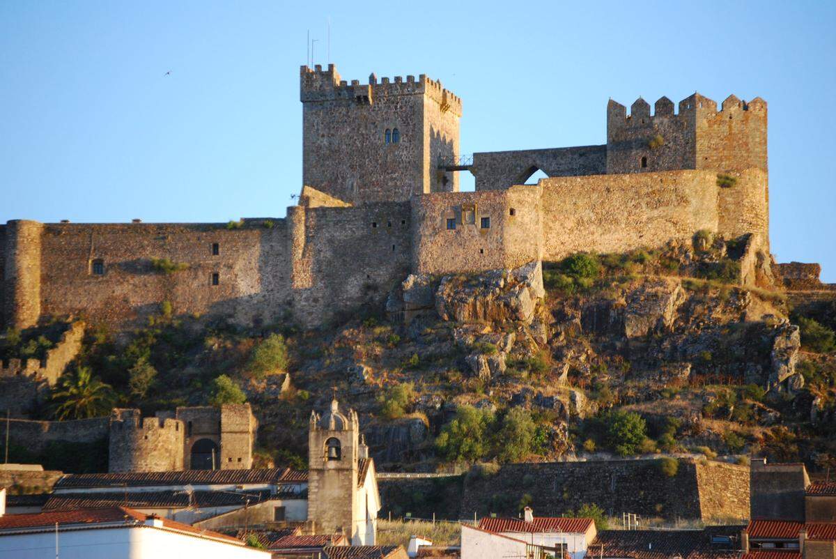 Castillo de Luna en Alburquerque (Badajoz, España).