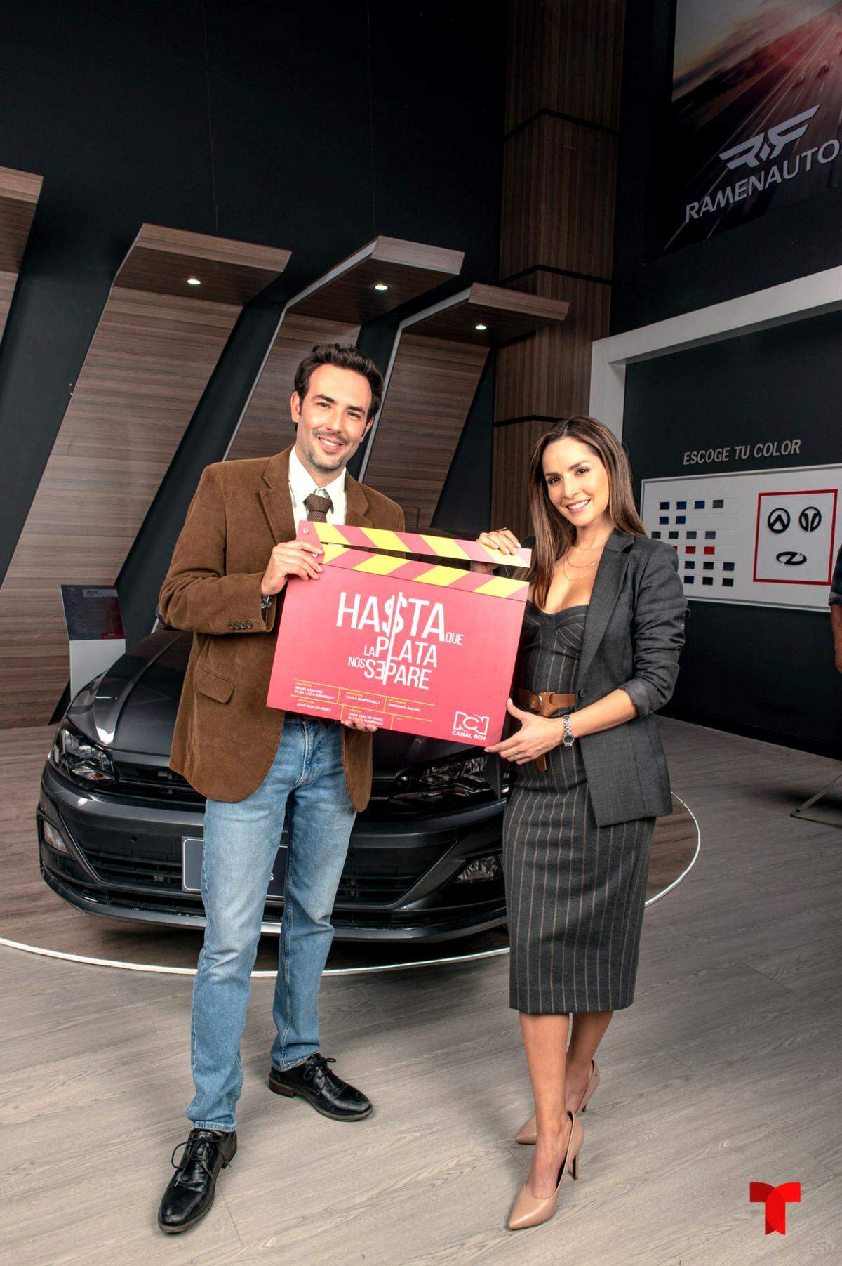 Carmen Villalobos y Sebastián Martínez.