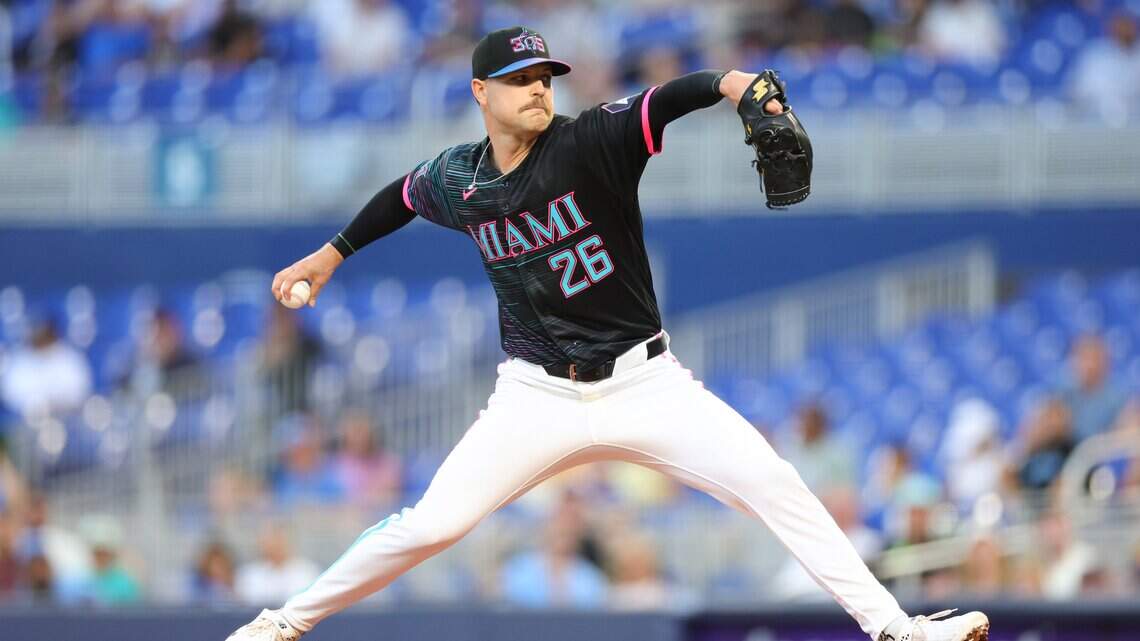 Malas noticias para la rotación de los Marlins: otro abridor se va a la lista de lesionados