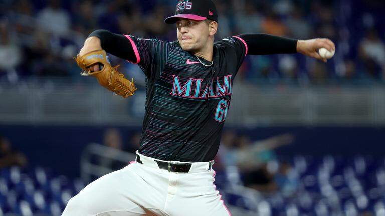 Lanzador debutante deja señales de futuro, pero los Marlins tropiezan ante Washington