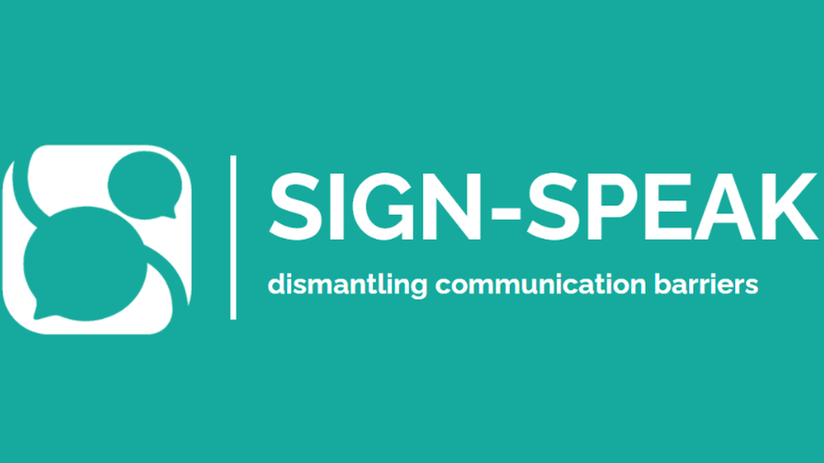 Sign-Speak traduce el lenguaje de señas a voz y texto, y viceversa, y permite sostener una conversación fluida y sin barreras, anuncian sus creadores.