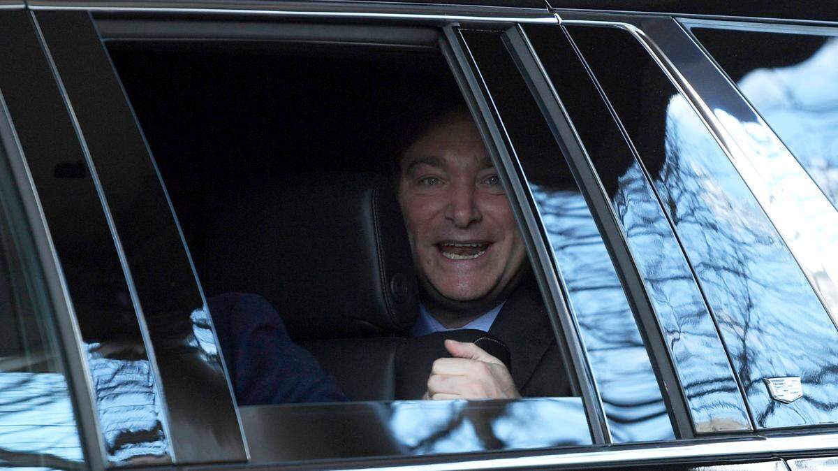El Congreso de Argentina ha proclamada oficialmente como presidente de la nación al ultraderechista Javier Milei, requisito indispensable para su inauguración el 10 de diciembre. En la foto, Milei durante su visita a Washington D.C., el miércoles 28 de noviembre de 2023. 