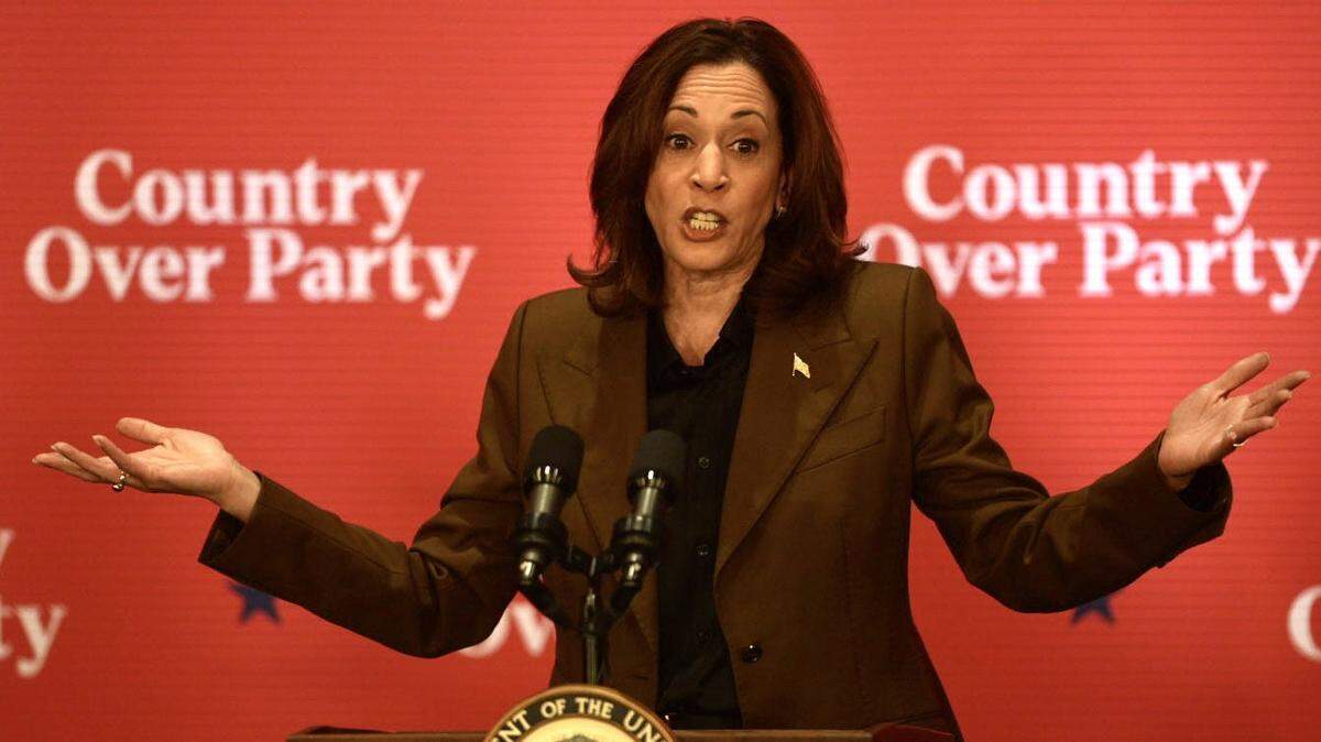 La vicepresidenta de Estados Unidos, Kamala Harris, arremetió este lunes contra su rival, el expresidente Donald Trump, tras sus declaraciones del día anterior en las que sugirió que ordenaría a las Fuerzas Armadas intervenir para enfrentar a un supuesto “enemigo interno” el día de las elecciones.