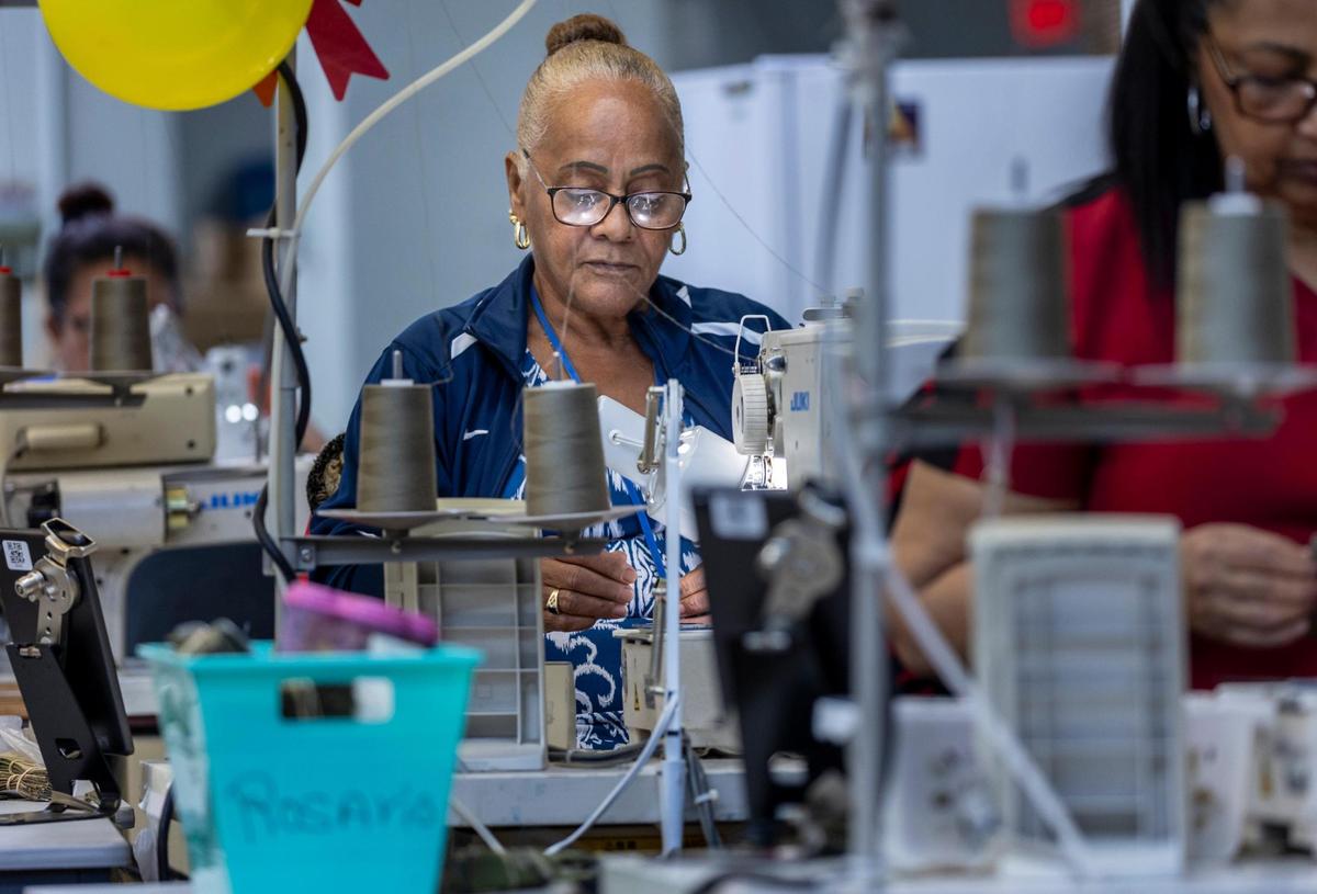 Amparo Nuviola injured her shoulder and has worked few hours for almost two months. She works when she can, but she earns very little and needs help from the community to pay the rent.