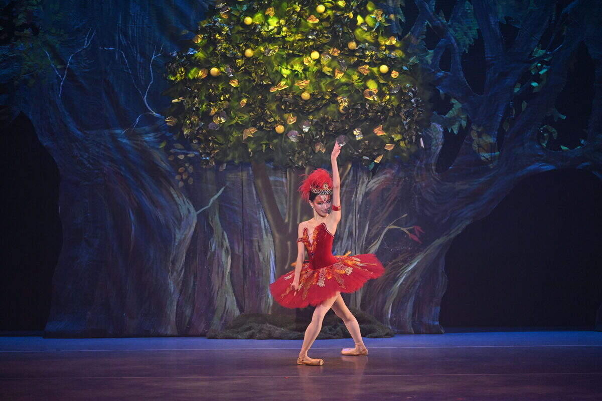 Rachel Collins, bailarina de Arts Ballet Theatre of Florida (ABTF), en “Firebird”, coreografía de Vladimir Issaev.
