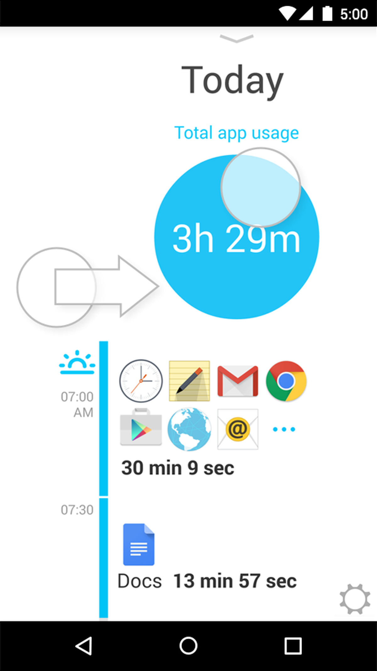 Quality Time es una app divertida y fácil de usar que permite controlar estadísticas en tiempo real para determinar cuánto tiempo estamos atados al teléfono. 