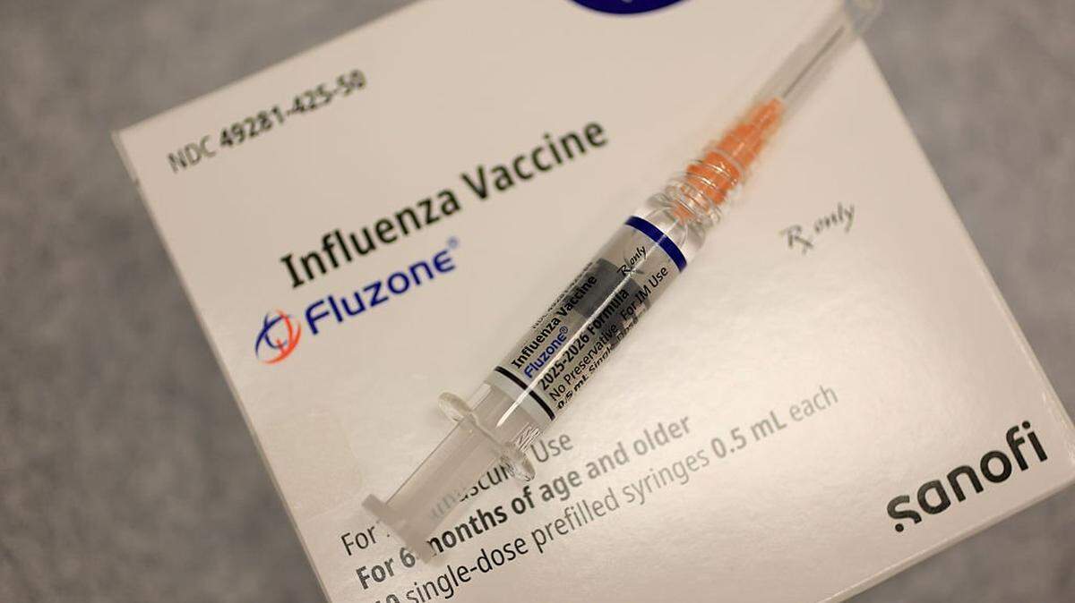 CORAL GABLES, FLORIDA - SEPTEMBER 12: An Influenza Vaccine is prepared for a patient at Doctor Gary M. Kramer, MD, PA's Pediatric office on September 12, 2025, in Coral Gables, Florida. The Florida Department of Health recently released information on the development of rulemaking to revise immunization and document requirements for school entry. (Photo by Joe Raedle/Getty Images)