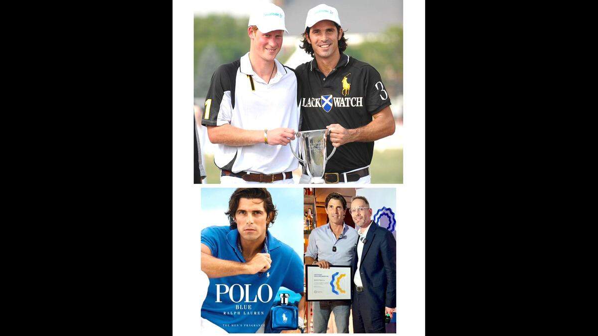 Ignacio “Nacho” Figueras, Diego Sucalesca y el Príncipe Harry.